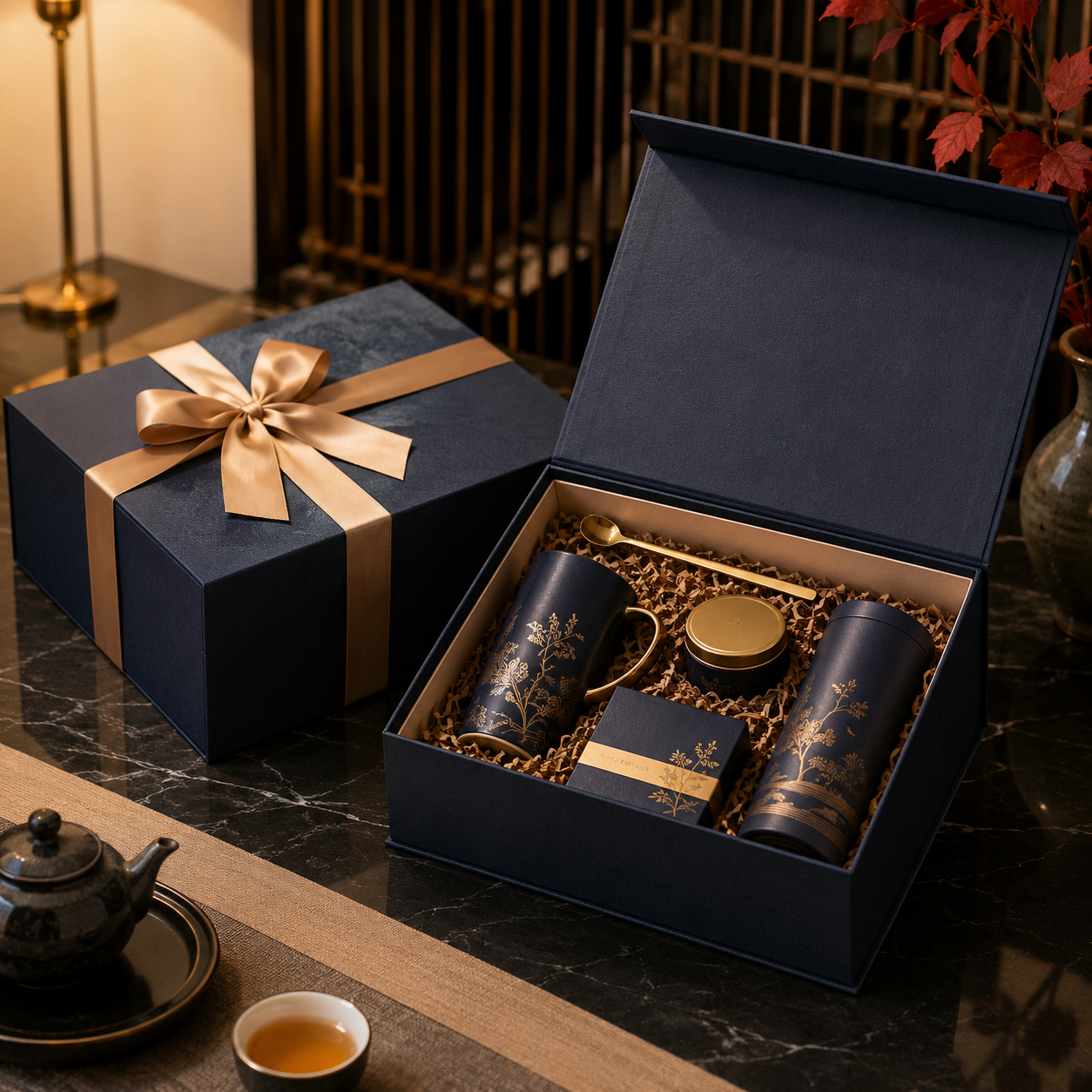 Premium tea gift box