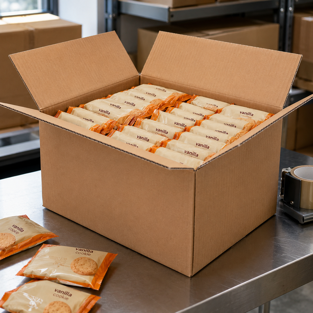 Food and bakery corrugated boxes