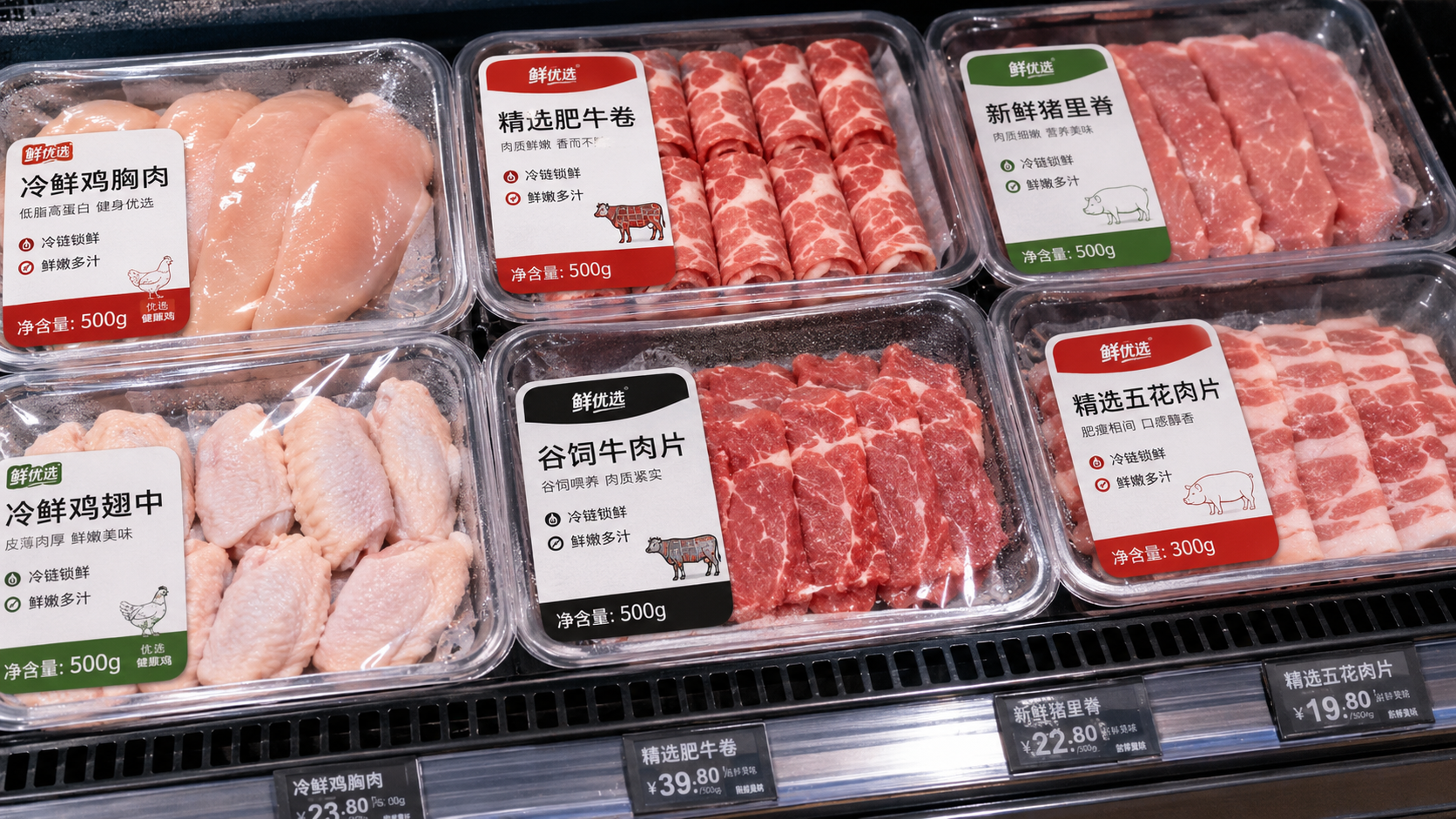 Meat labels